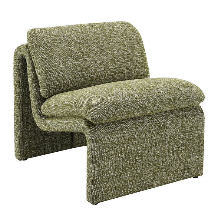Jaeda - Accent Chair - Green Boucle