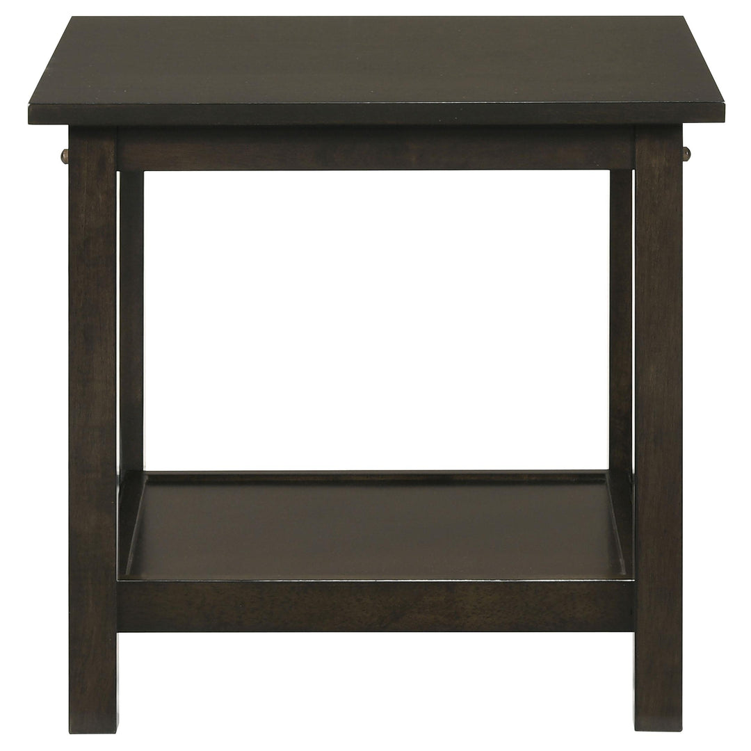 Coaster Furniture 5909 Rachelle 3-piece Rectangular Coffee Table Set Deep Merlot