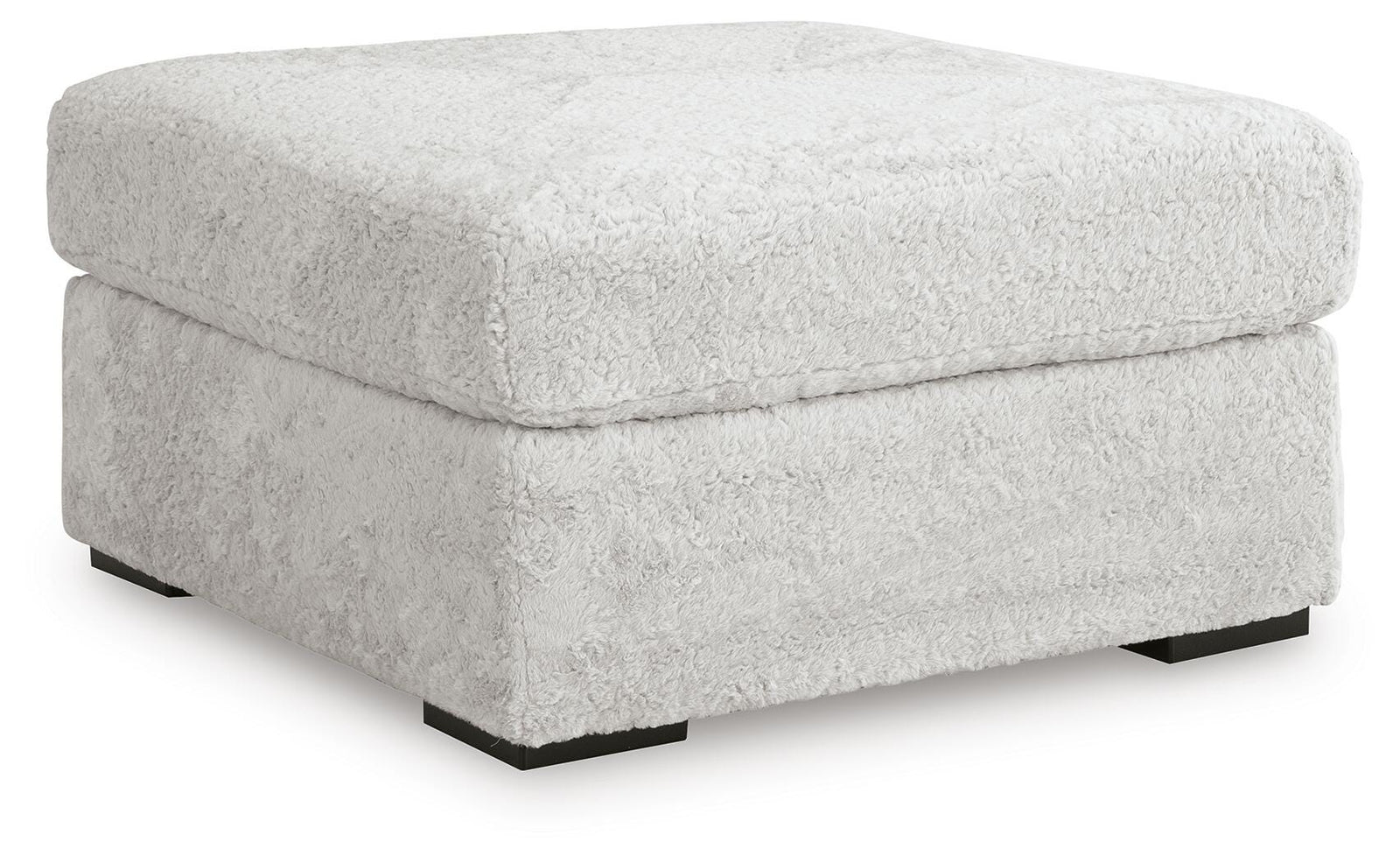 Cuddle Plush Oversized Accent Ottoman - White (1)