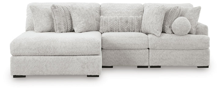 Cuddle Plush 3-Piece Sectional with Chaise - Arctic (3)