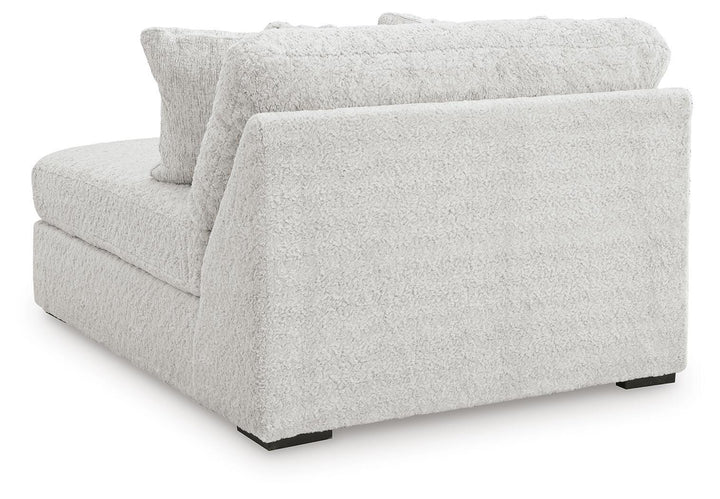 Cuddle Plush Oversized Armless Chaise - White (5)