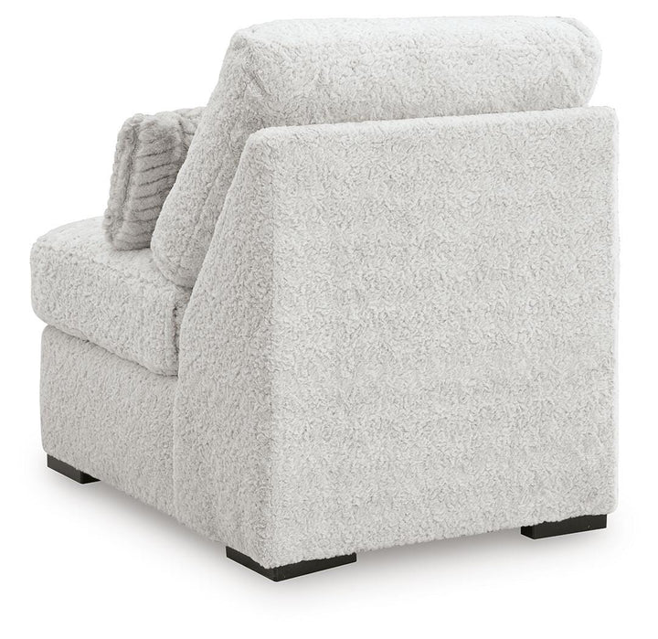 Cuddle Plush 3-Piece Sectional, Chair and Ottoman (10)