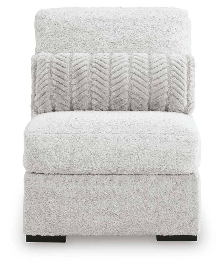 Cuddle Plush 3-Piece Sectional, Chair and Ottoman (7)