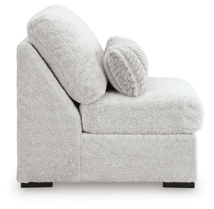 Cuddle Plush 3-Piece Sectional, Chair and Ottoman (9)