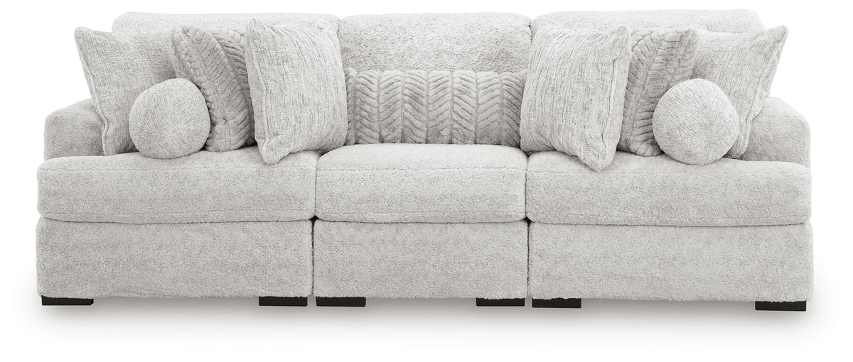 Cuddle Plush 3-Piece Sectional - Arctic (1)