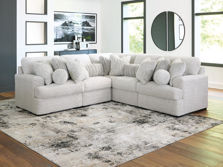 Cuddle Plush 5-Piece Sectional - Arctic (2)