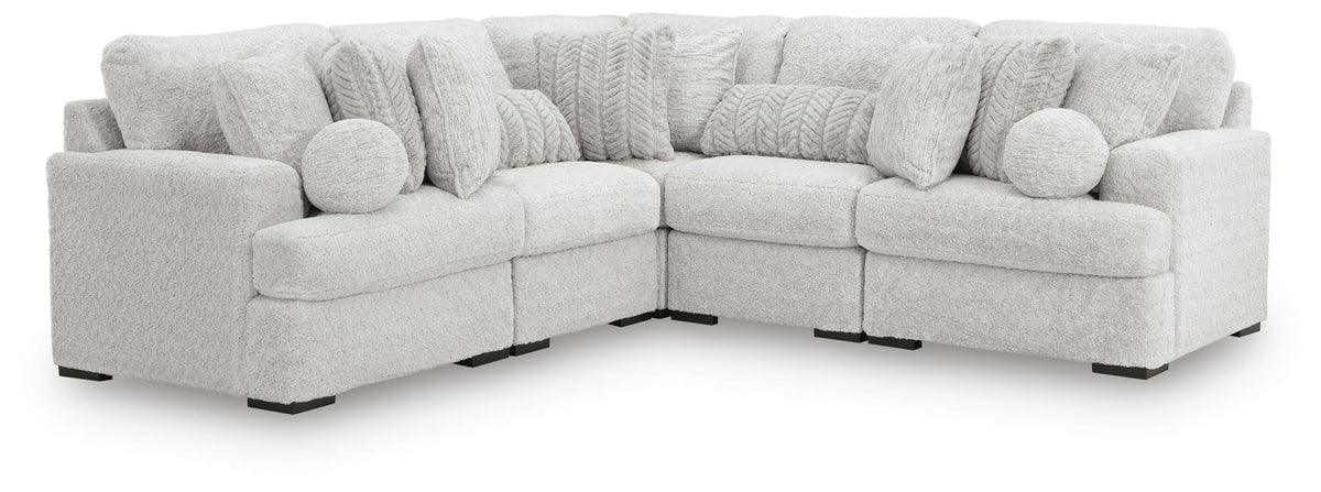 Cuddle Plush 5-Piece Sectional - Arctic (1)