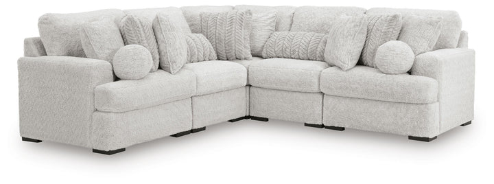 Cuddle Plush 5-Piece Sectional - Arctic (1)
