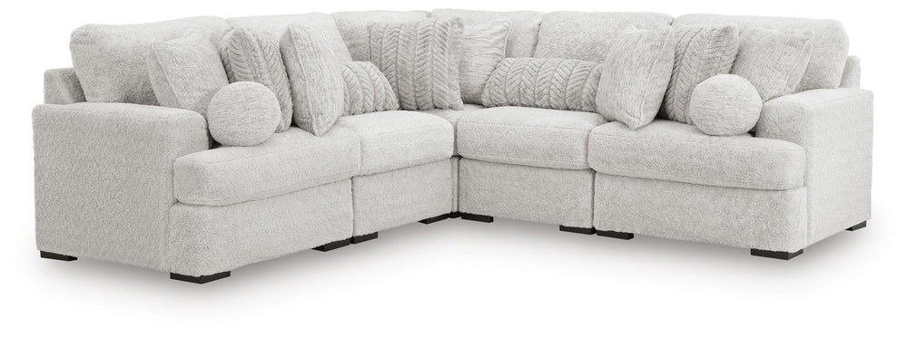 Cuddle Plush 5-Piece Sectional - Arctic (1)