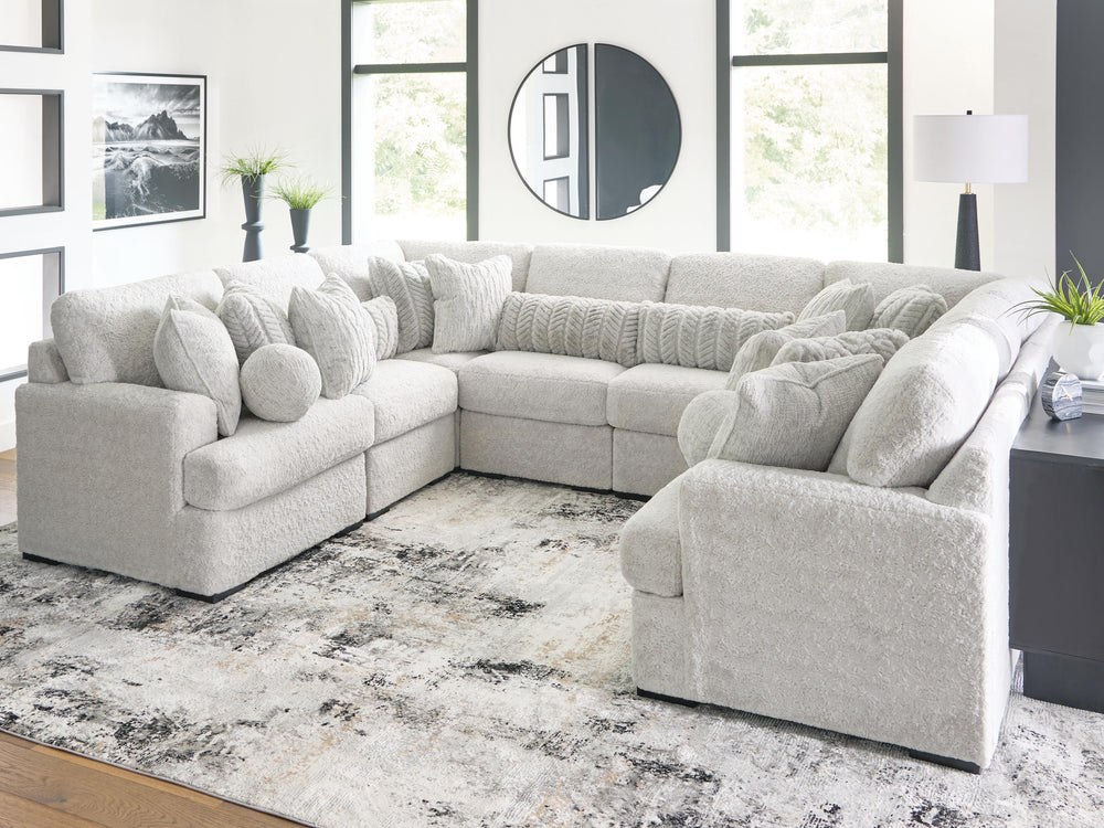 Cuddle Plush 8-Piece Sectional - Arctic (2)