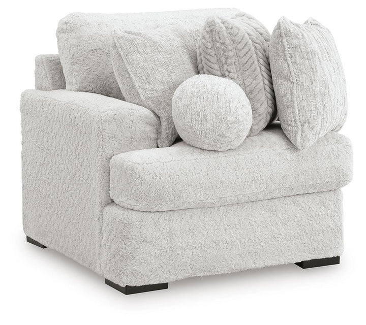 Cuddle Plush 3-Piece Sectional, Chair and Ottoman (12)