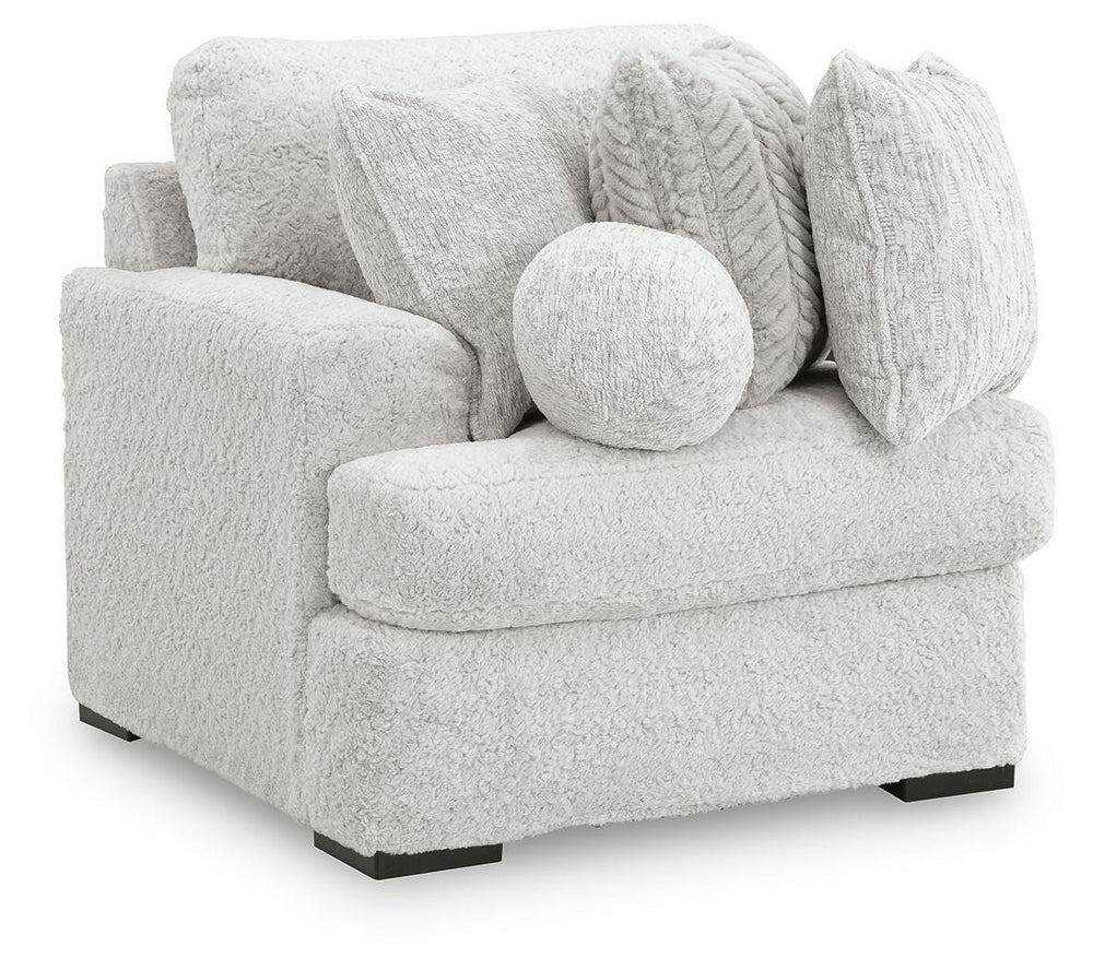 Cuddle Plush 3-Piece Sectional, Chair and Ottoman (12)