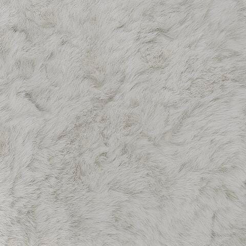 Cuddle Plush Oversized Accent Ottoman - White (4)