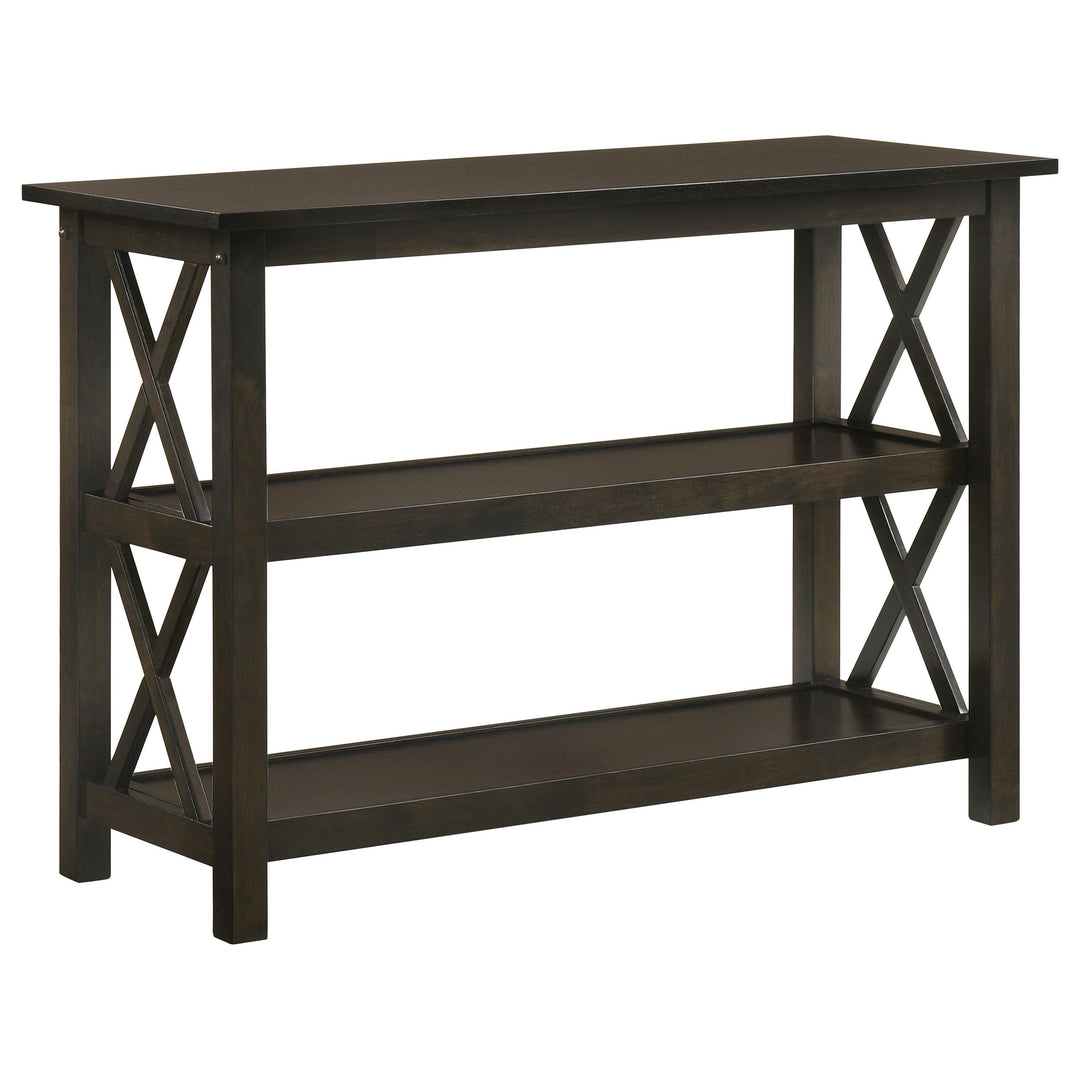Coaster Furniture 5910 Rachelle 2-shelf Wood Entryway Console Table Deep Merlot