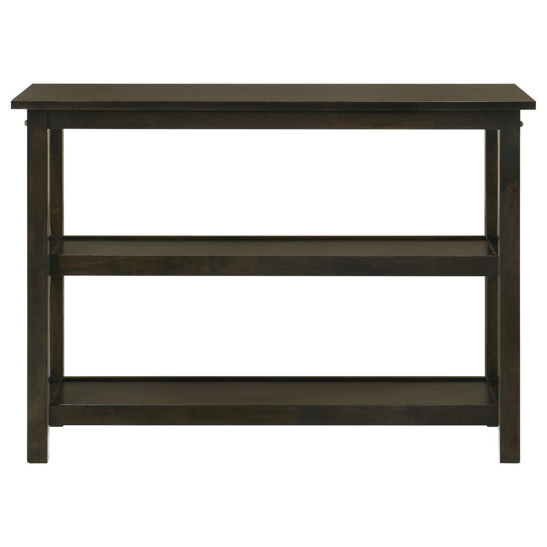 Coaster Furniture 5910 Rachelle 2-shelf Wood Entryway Console Table Deep Merlot