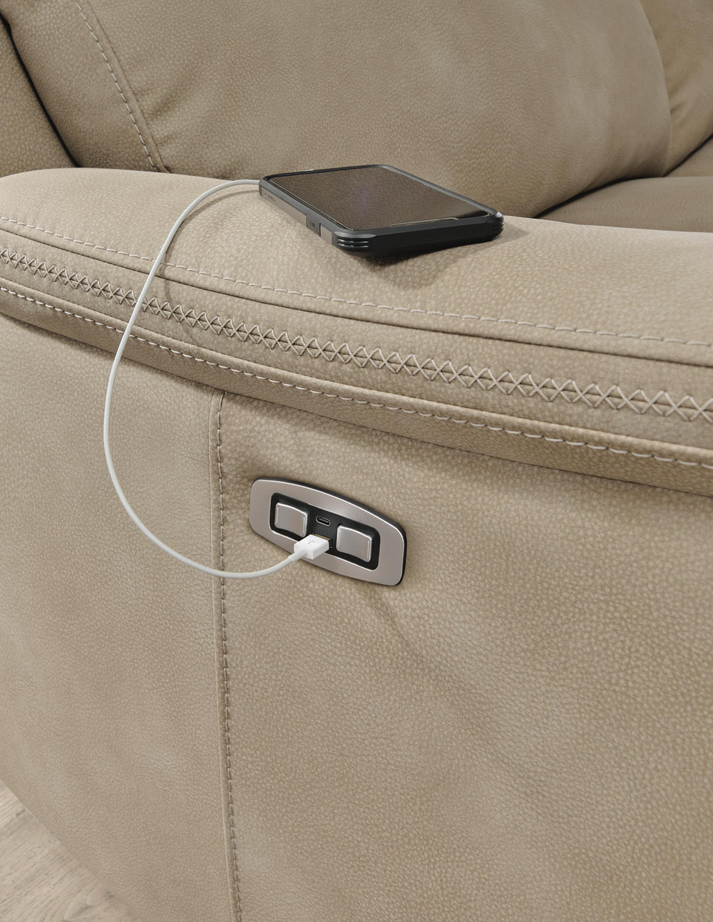 Next-Gen Durapella Power Recliner - Sand (10)