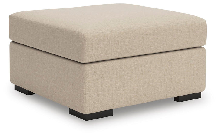 LadyMae Oversized Accent Ottoman - Beige (1)