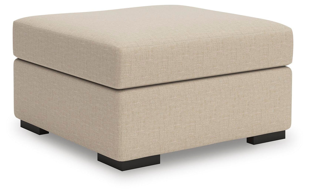 LadyMae Oversized Accent Ottoman - Beige (1)