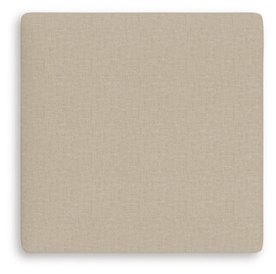 LadyMae Oversized Accent Ottoman - Beige