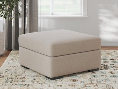 LadyMae Oversized Accent Ottoman - Beige