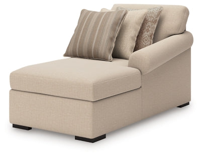 LadyMae Right-Arm Facing Corner Chaise - Beige