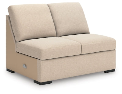 LadyMae Armless Loveseat - Beige - Beige