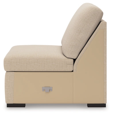LadyMae Armless Chair - Beige