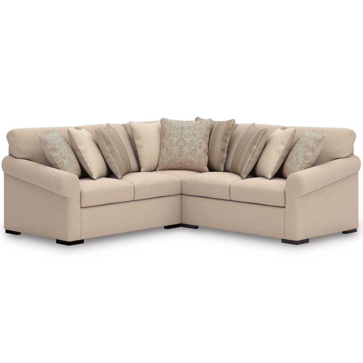 LadyMae 3-Piece Sectional - Beige (1)