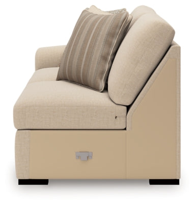 LadyMae Left-Arm Facing Loveseat - Beige