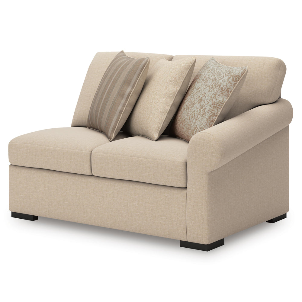 LadyMae 2-Piece Sectional with Chaise - Twill (3)