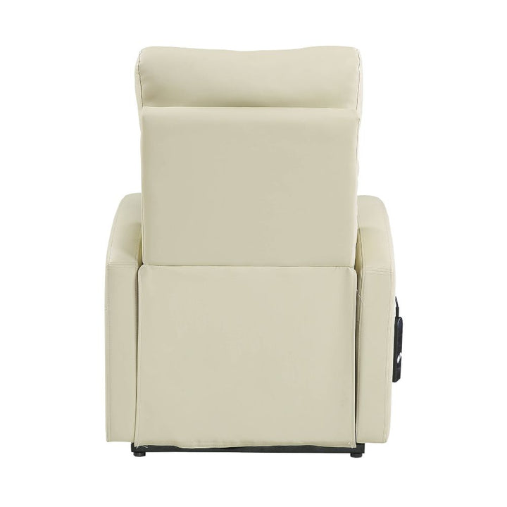 Ricardo Power Motion Recliner with Lift in Beige Leatherette