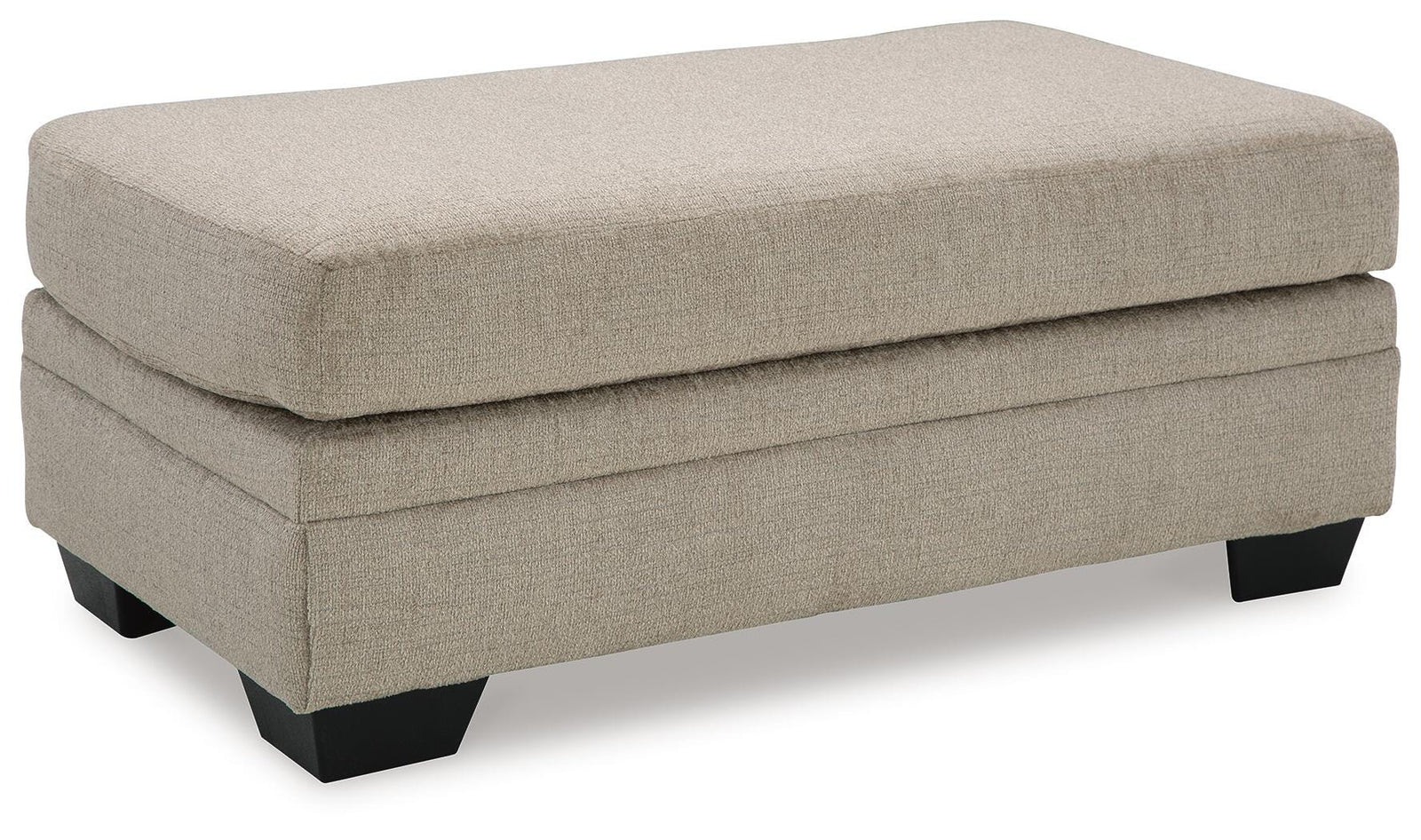 Stonemeade Ottoman - Light Brown (1)