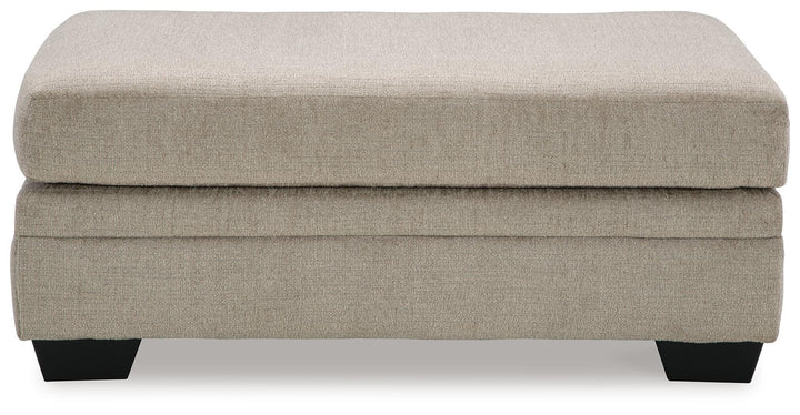 Stonemeade Sofa Chaise, Oversized Chair, and Ottoman - Taupe (3)