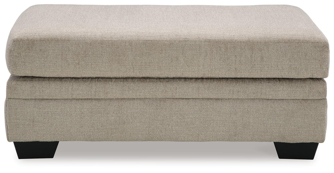 Stonemeade Sofa Chaise, Oversized Chair, and Ottoman - Taupe (3)