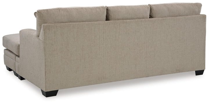 Stonemeade Sofa Chaise, Oversized Chair, and Ottoman - Taupe (10)