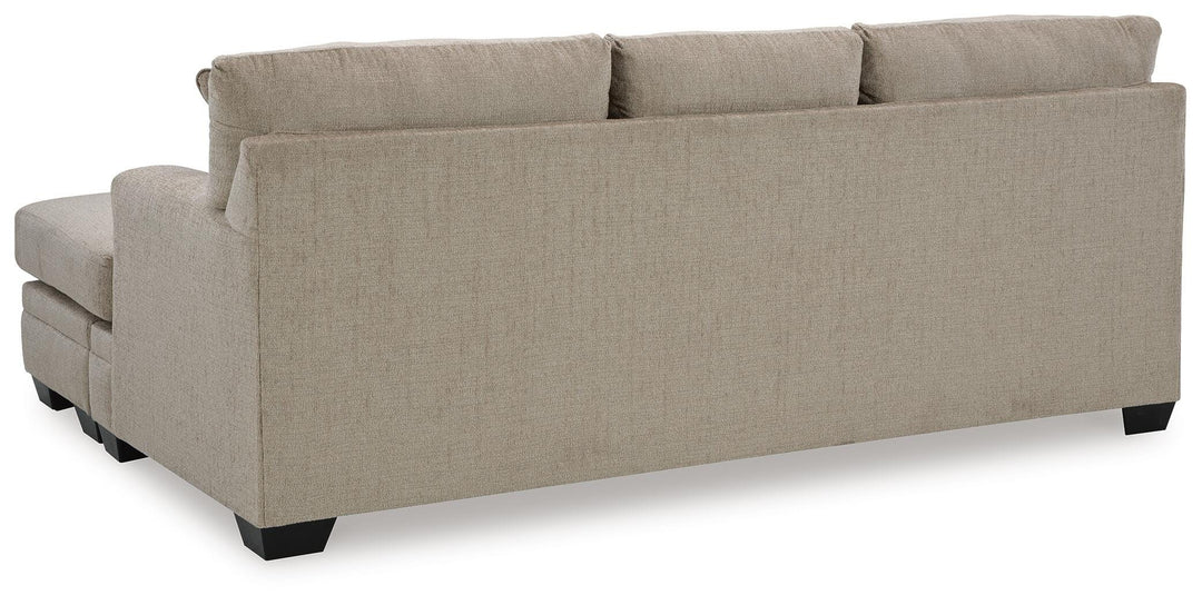 Stonemeade Sofa Chaise, Oversized Chair, and Ottoman - Taupe (10)