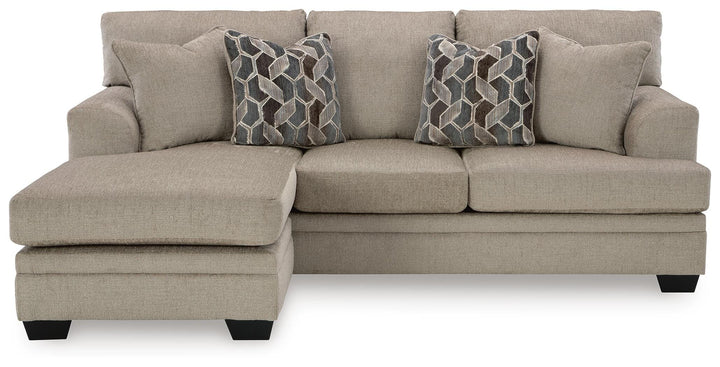 Stonemeade Sofa Chaise, Oversized Chair, and Ottoman - Taupe (6)