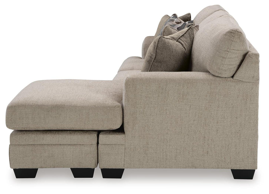 Stonemeade Sofa Chaise and Recliner - Taupe (6)