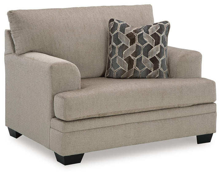 Stonemeade Sofa, Loveseat, Oversized Chair and Ottoman - Taupe (8)