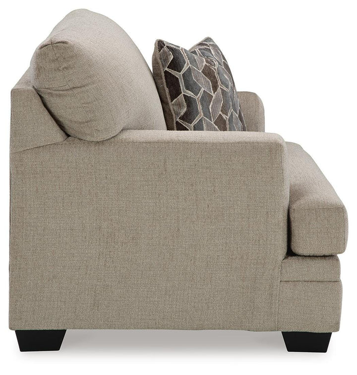 Stonemeade Oversized Chair and Ottoman - Taupe (5)