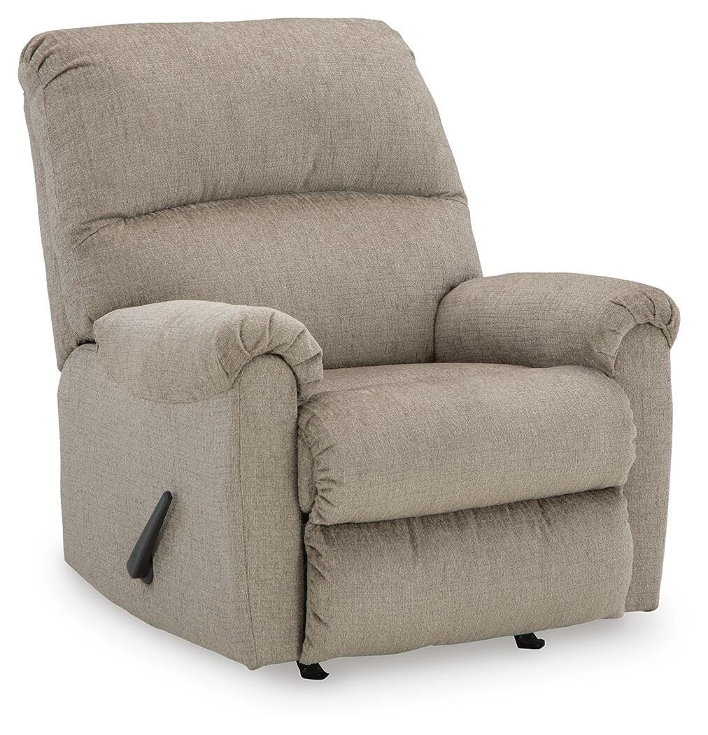 Stonemeade Sofa Chaise and Recliner - Taupe (9)