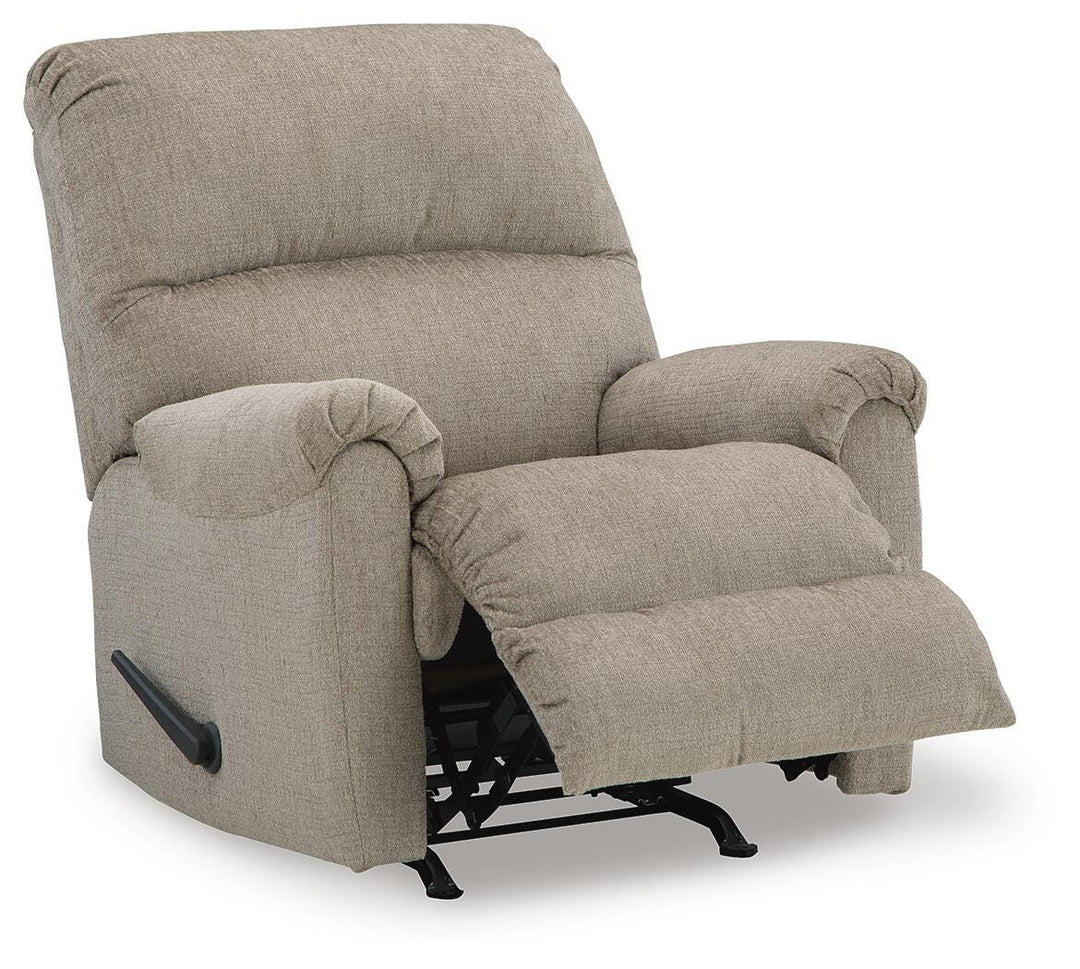 Stonemeade Sofa Chaise and Recliner - Taupe (10)