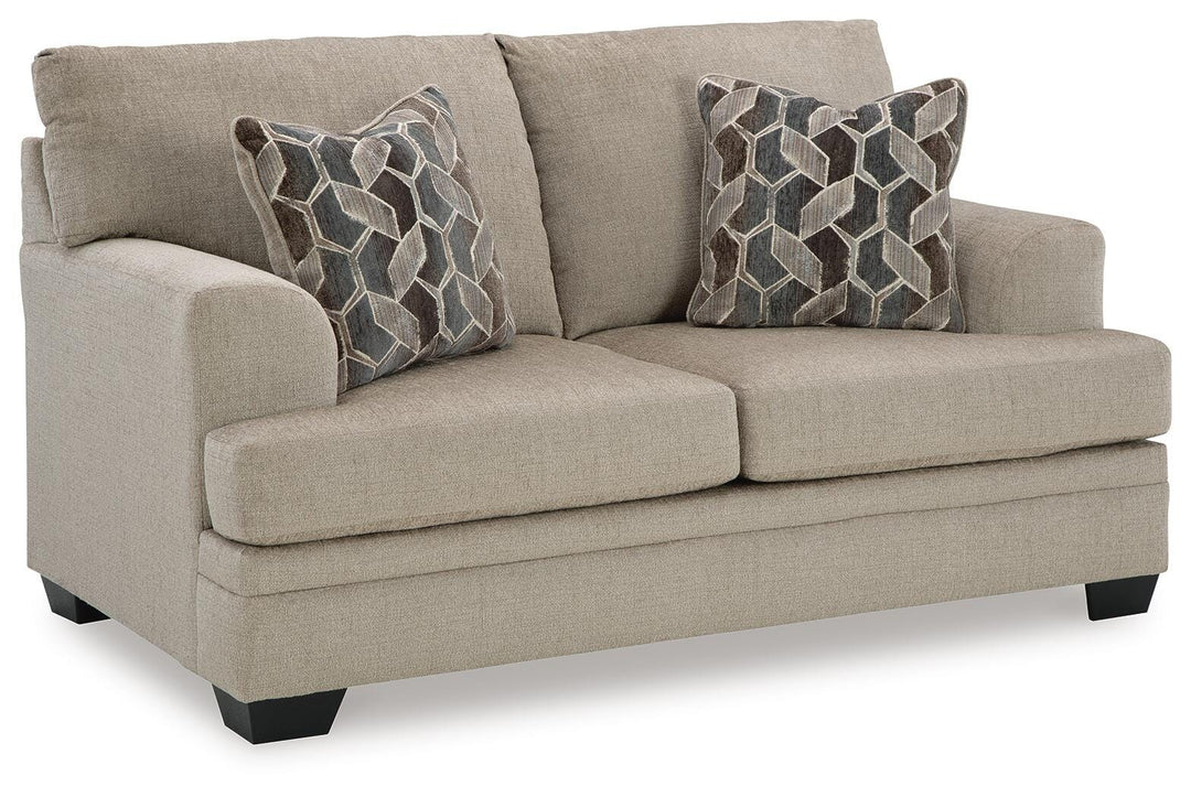 Stonemeade Sofa, Loveseat, Oversized Chair and Ottoman - Taupe (12)