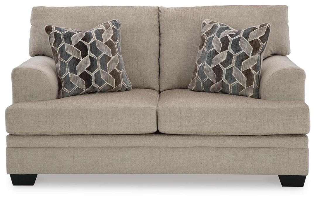 Stonemeade Sofa, Loveseat, Oversized Chair and Ottoman - Taupe (11)