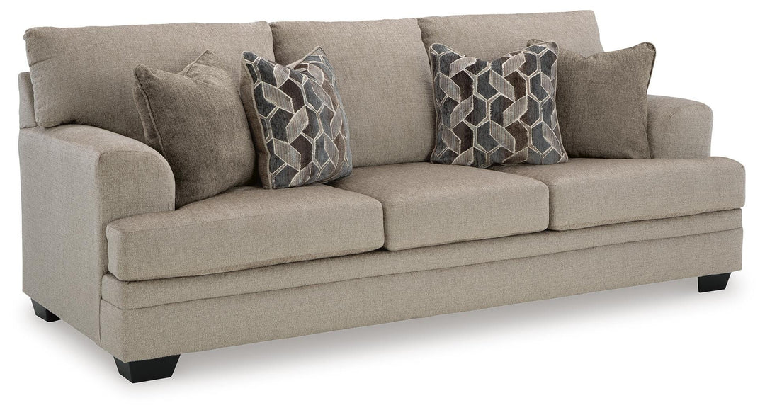 Stonemeade Sofa, Loveseat, Oversized Chair and Ottoman - Taupe (16)