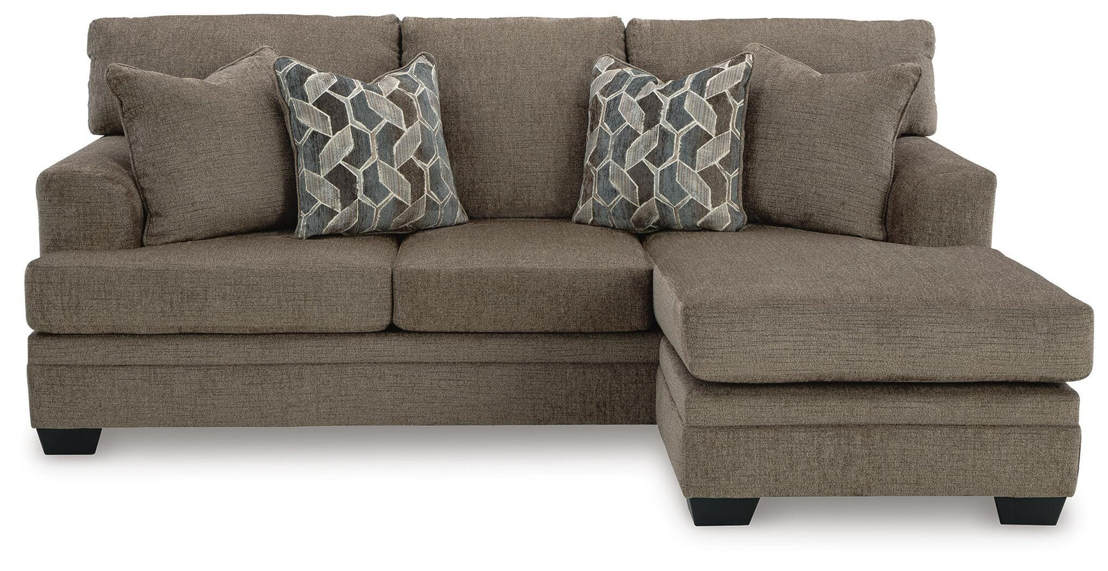 Stonemeade Sofa Chaise - Dark Brown (1)