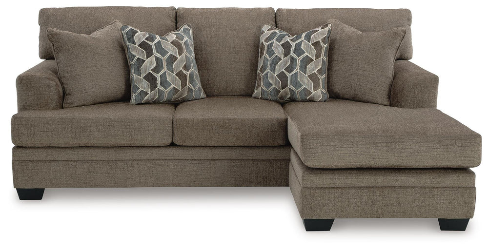 Stonemeade Sofa Chaise - Dark Brown (1)