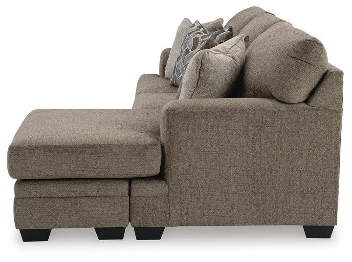 Stonemeade Sofa Chaise - Dark Brown (7)
