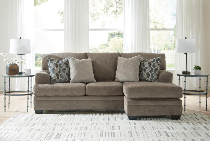Stonemeade Sofa Chaise - Dark Brown (2)