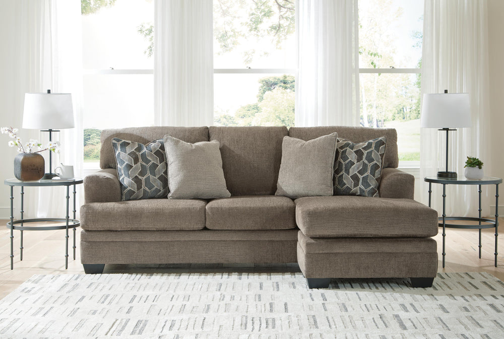 Stonemeade Sofa Chaise - Dark Brown (2)